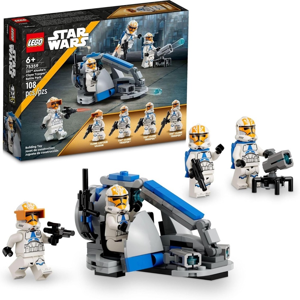 LEGO Star Wars 332nd Ahsoka’s Clone Trooper Battle Pack - New!!